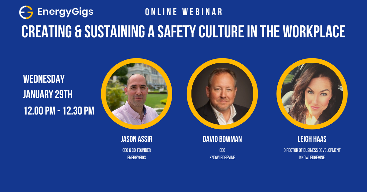 EG Webinar – Creating & Sustaining a Safety Culture in the Workplace