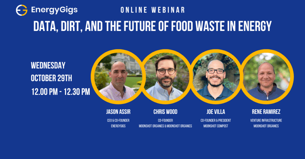 EnergyGigs CEO Jason Assir sits down with Chris Wood, Joe Villa, and Rene Ramirez, leaders of Moonshot Compost and Moonshot Organics